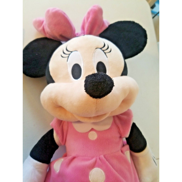 Disney Mickey And Minnie Mouse Approximately 27" Tall Large Size Plush Stuffies - Picture 14 of 16